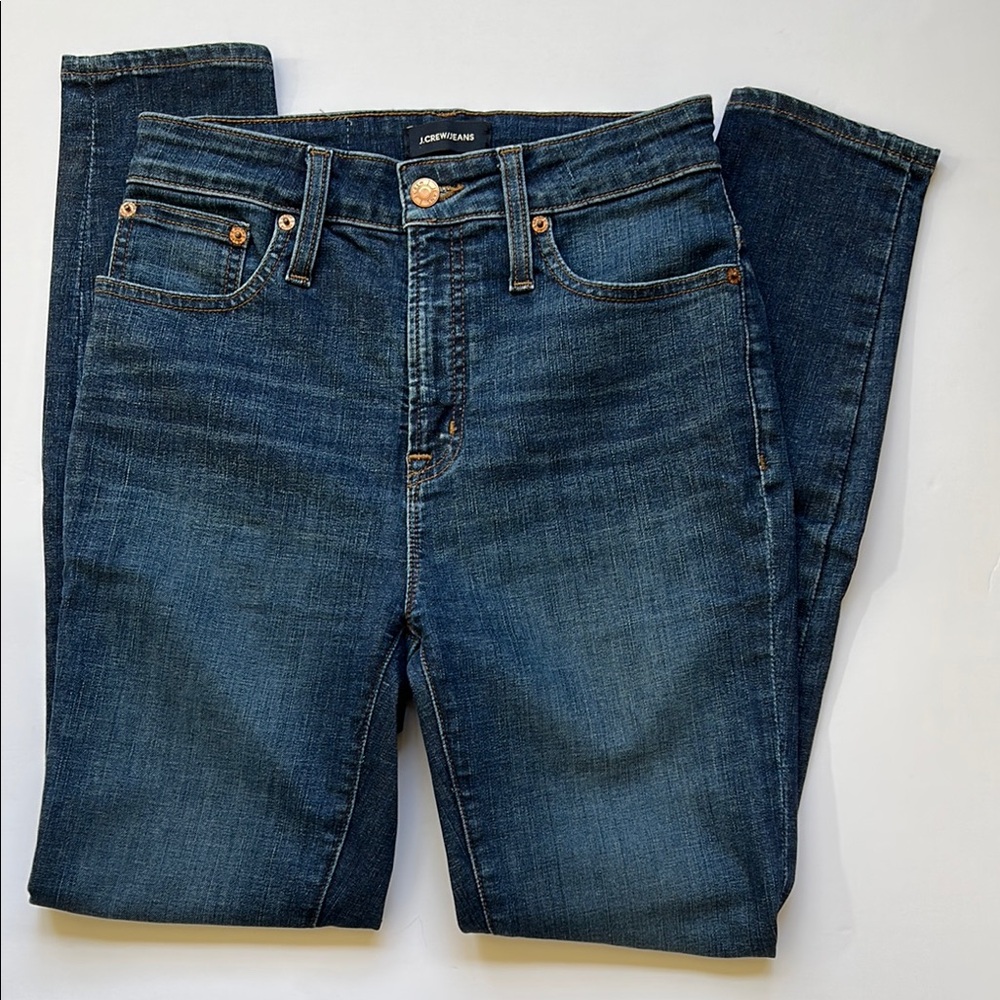 J. Crew Women's Skinny Jeans - Dark Blue